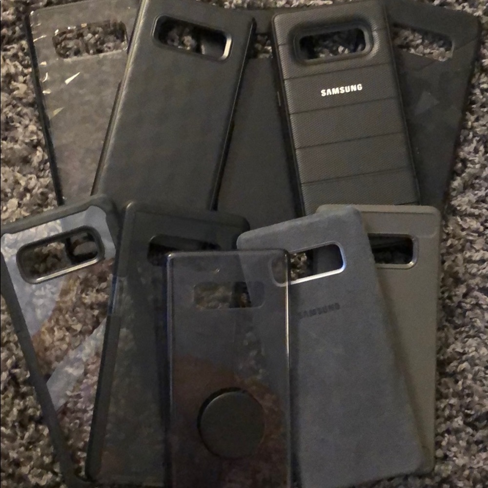 10 Samsung galaxy note 8 cases! All different!